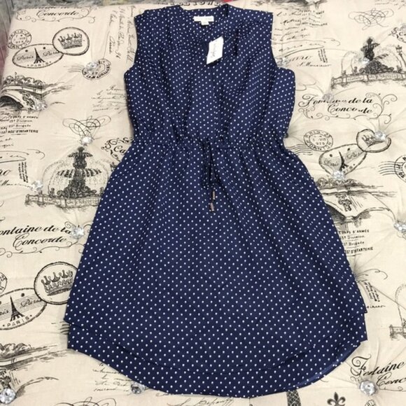 Maison Jules Printed Double-Hem Sleeveless Dress - Picture 3 of 5